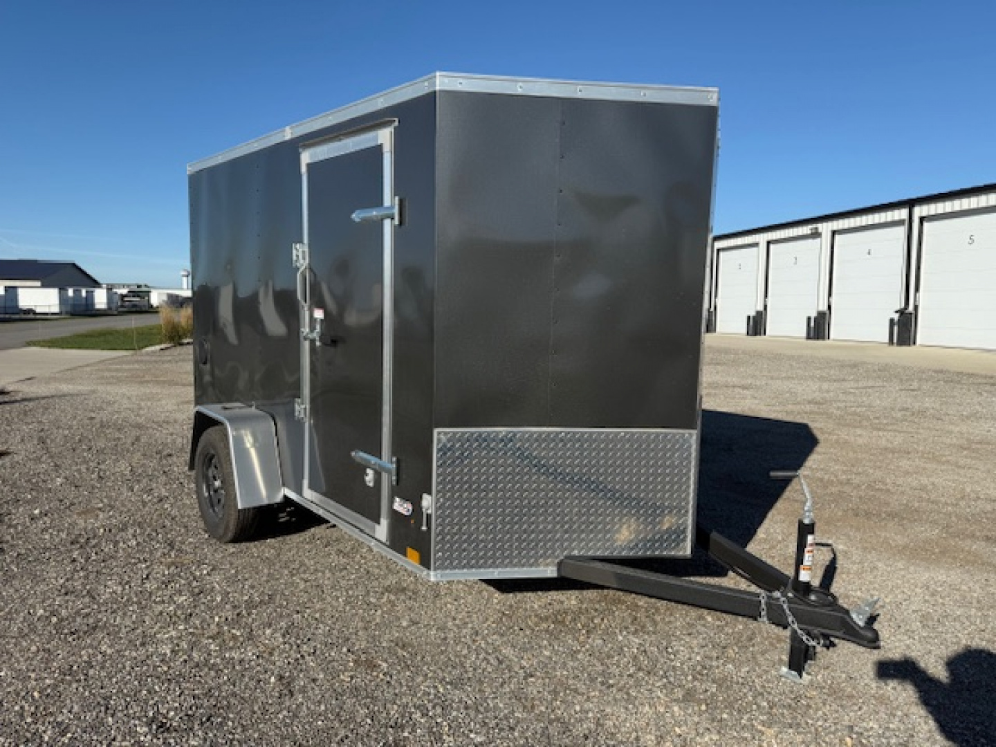 New 2026 Cross 6'x10' 3k Beta Series Flat Top V-Nose Enclosed Cargo Trailer