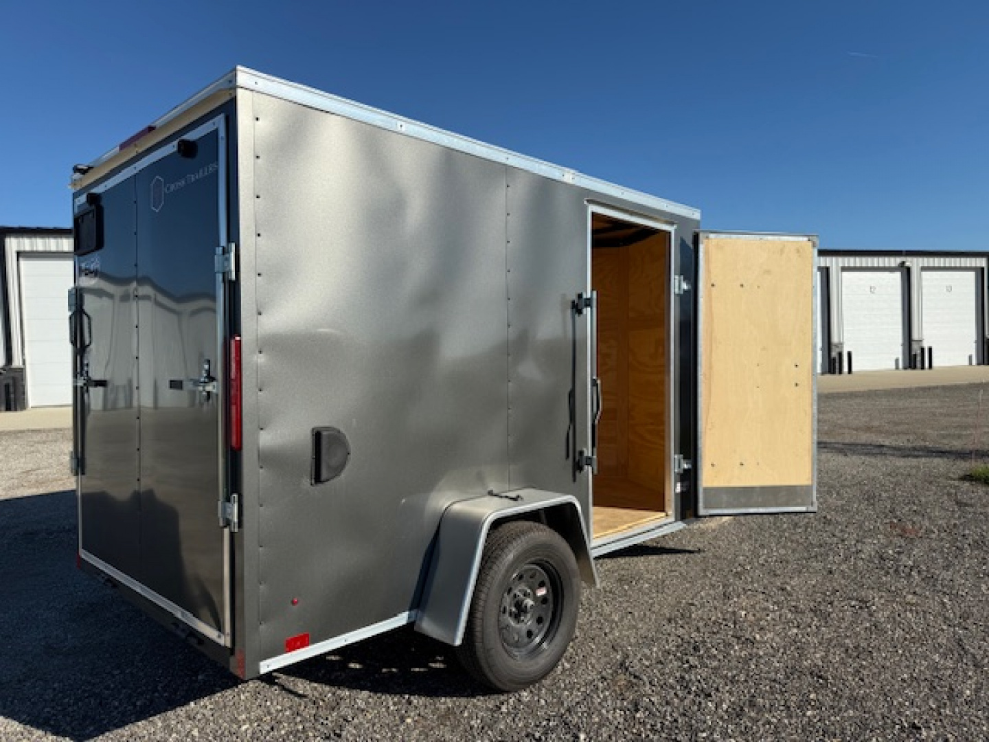 New 2026 Cross 6'x10' 3k Beta Series Flat Top V-Nose Enclosed Cargo Trailer