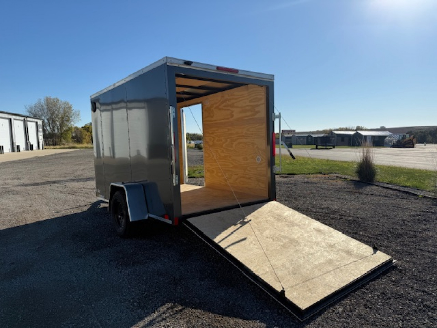 New 2026 Cross 6'x10' 3k Beta Series Flat Top V-Nose Enclosed Cargo Trailer