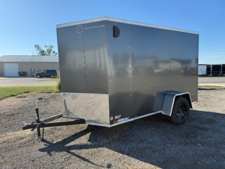 New 2026 Cross 6'x10' 3k Beta Series Flat Top V-Nose Enclosed Cargo Trailer