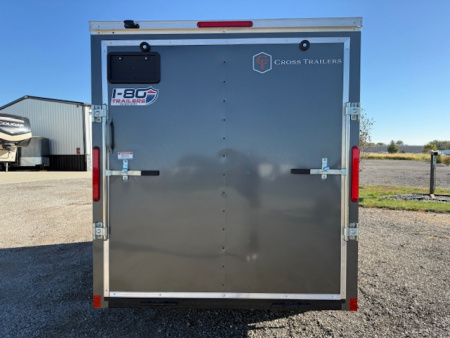 New 2026 Cross 6'x10' 3k Beta Series Flat Top V-Nose Enclosed Cargo Trailer