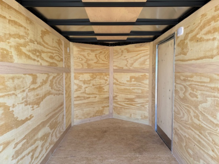 New 2026 Cross 6'x10' 3k Beta Series Flat Top V-Nose Enclosed Cargo Trailer