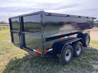 New 2025 Texas Pride Trailers 7x14ft Dump Trailer 16k 4ft walls