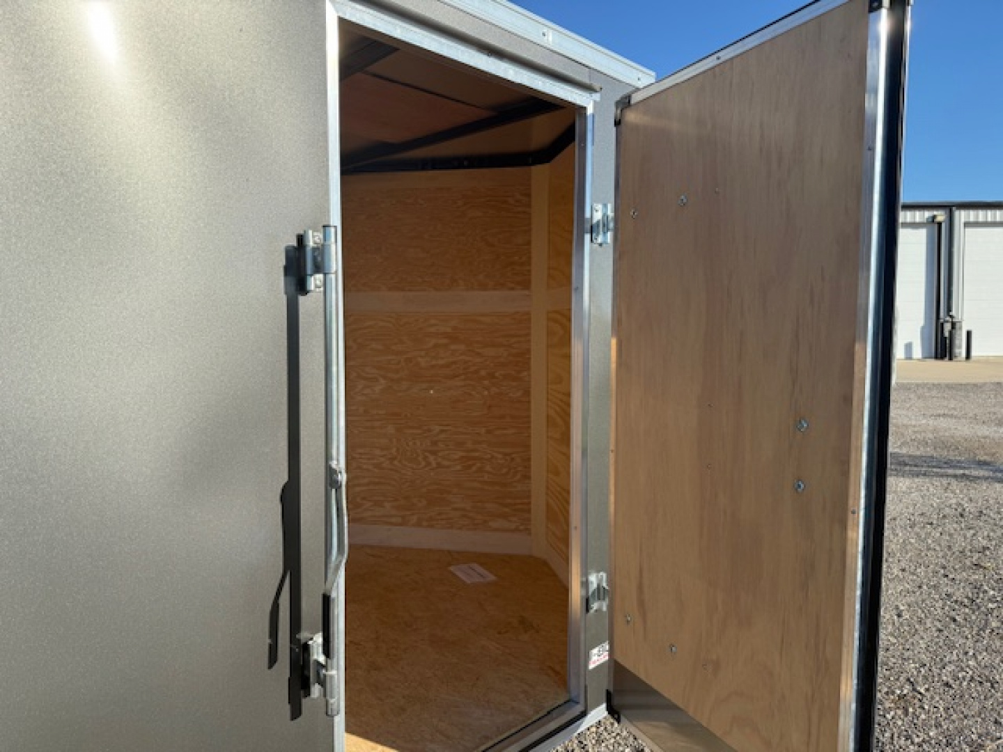 New 2026 Cross 6'x12' 3k Beta Series Flat Top V-Nose Enclosed Cargo Trailer