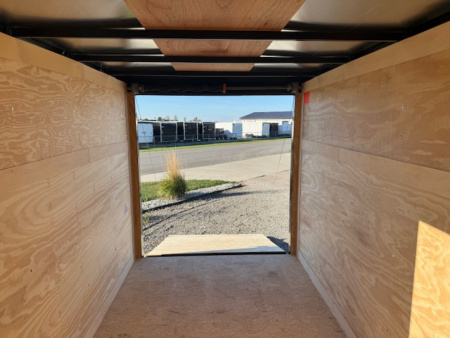 New 2026 Cross 6'x12' 3k Beta Series Flat Top V-Nose Enclosed Cargo Trailer