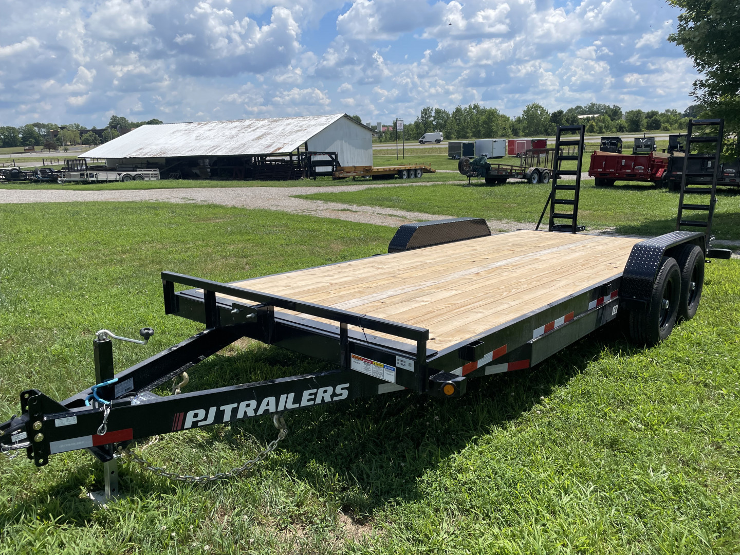 New 2026 PJ Trailers PJ EQUIPMENT HAULER (C6) 14K 20'X6" W/ FOLD UP RAMPS Equipment Trailer