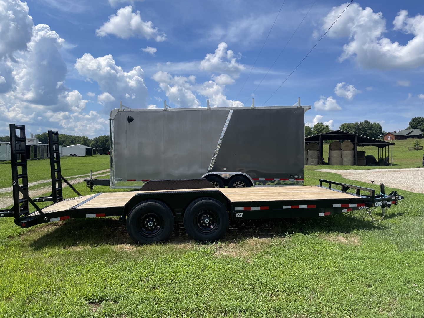 New 2026 PJ Trailers PJ EQUIPMENT HAULER (C6) 14K 20'X6" W/ FOLD UP RAMPS Equipment Trailer