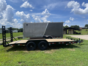 New 2026 PJ Trailers PJ EQUIPMENT HAULER (C6) 14K 20'X6" W/ FOLD UP RAMPS Equipment Trailer