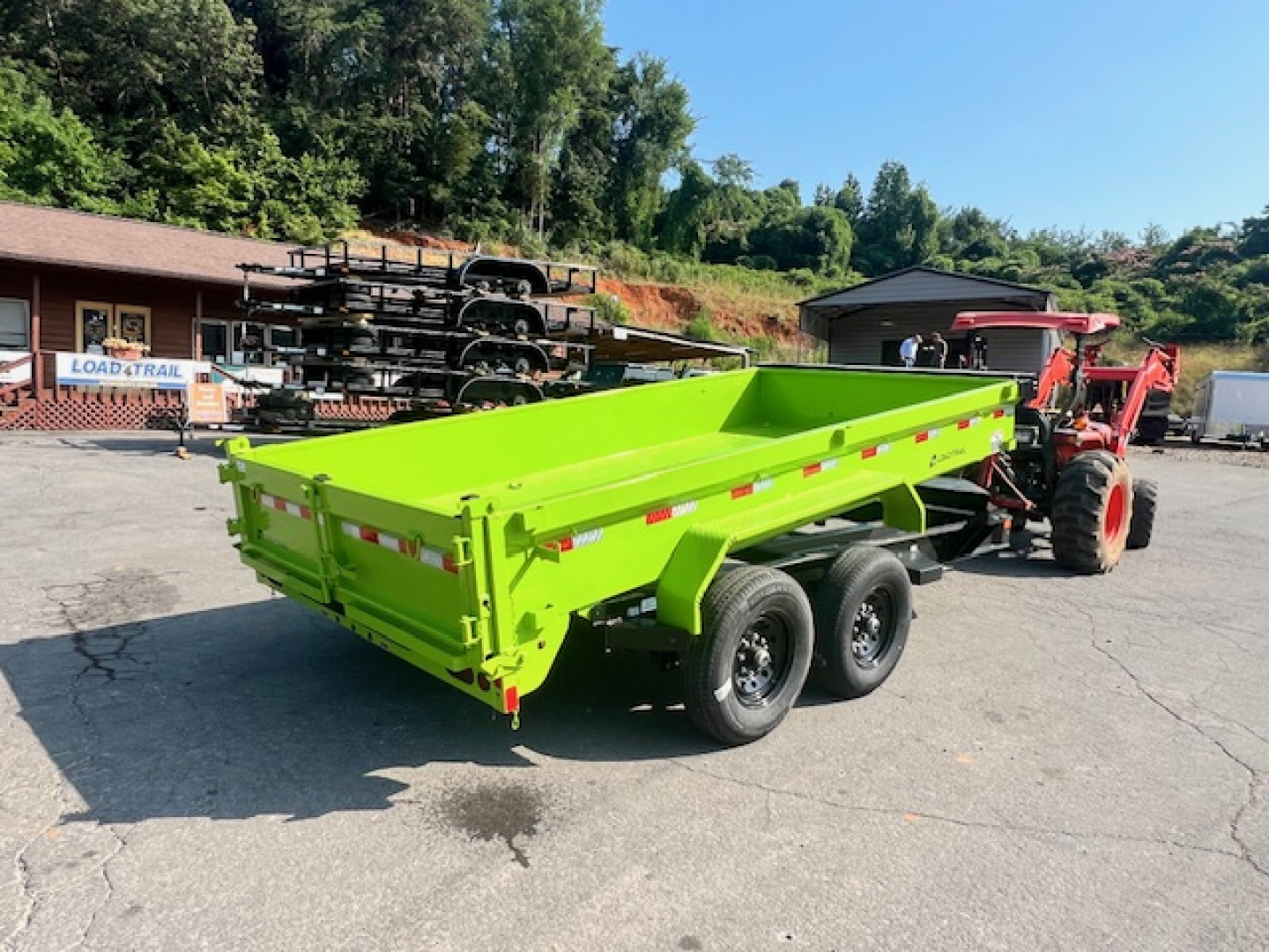 New 2025 Load Trail 7x14 14k 18" sides Dump Trailer