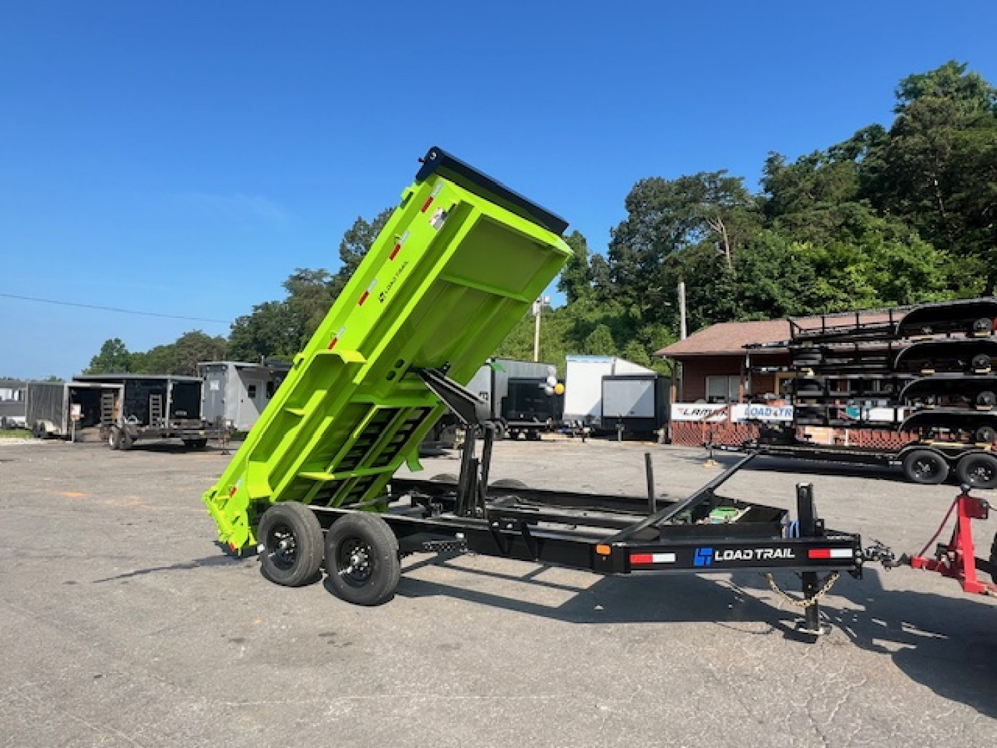 New 2025 Load Trail 7x14 14k 18" sides Dump Trailer