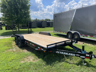 New 2026 PJ Trailers PJ EQUIPMENT HAULER (C6) 14K 20'X6  W/ FOLD UP RAMPS Equipment Trailer