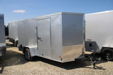 New 2025 Darkhorse Cargo 6X12 ENCLOSED TRAILER WITH REAR RAMP 49033 Cargo / Enclosed Trailer