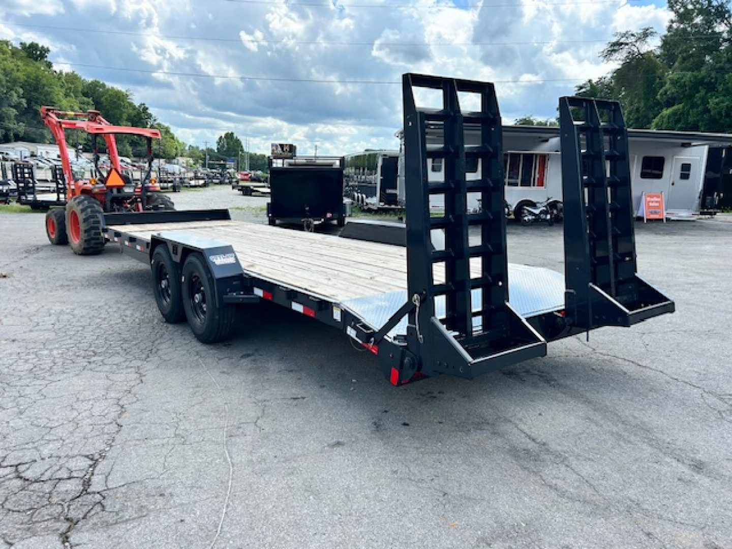New 2025 Hillcrest Trailers 22+2 16k Equipment Trailer