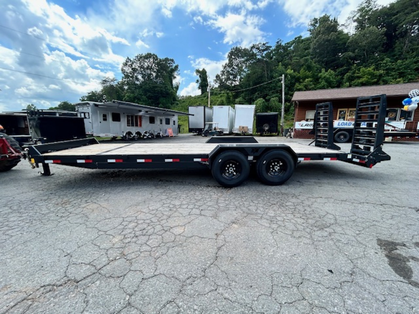 New 2025 Hillcrest Trailers 22+2 16k Equipment Trailer
