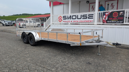 New 2026 Legend 7x18 Open Deluxe Aluminum Utility Trailer