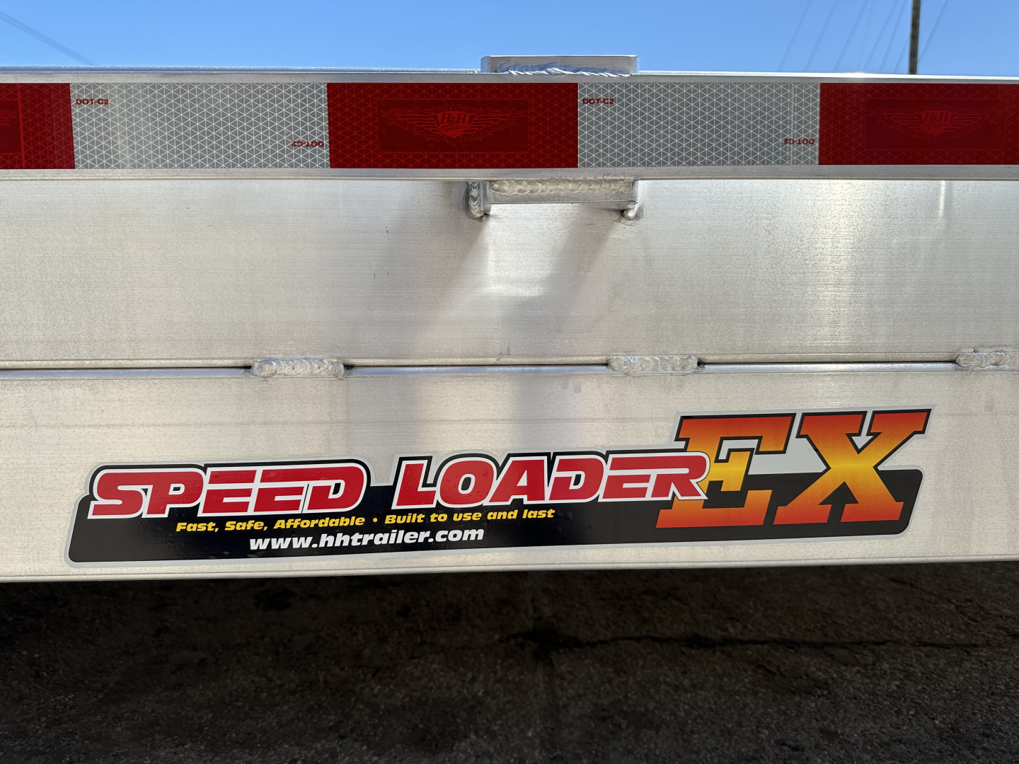 New 2025 H&H Trailers 82x20 Aluminum Speed Loader 10K Tilt Trailer w/Options