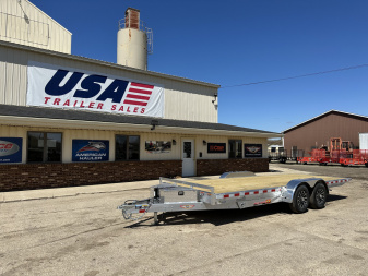 New 2025 H&H Trailers 82x20 Aluminum Speed Loader 10K Tilt Trailer w/Options