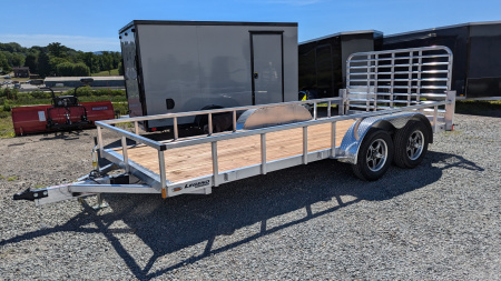New 2026 Legend 7x18 Open Deluxe Aluminum Utility Trailer