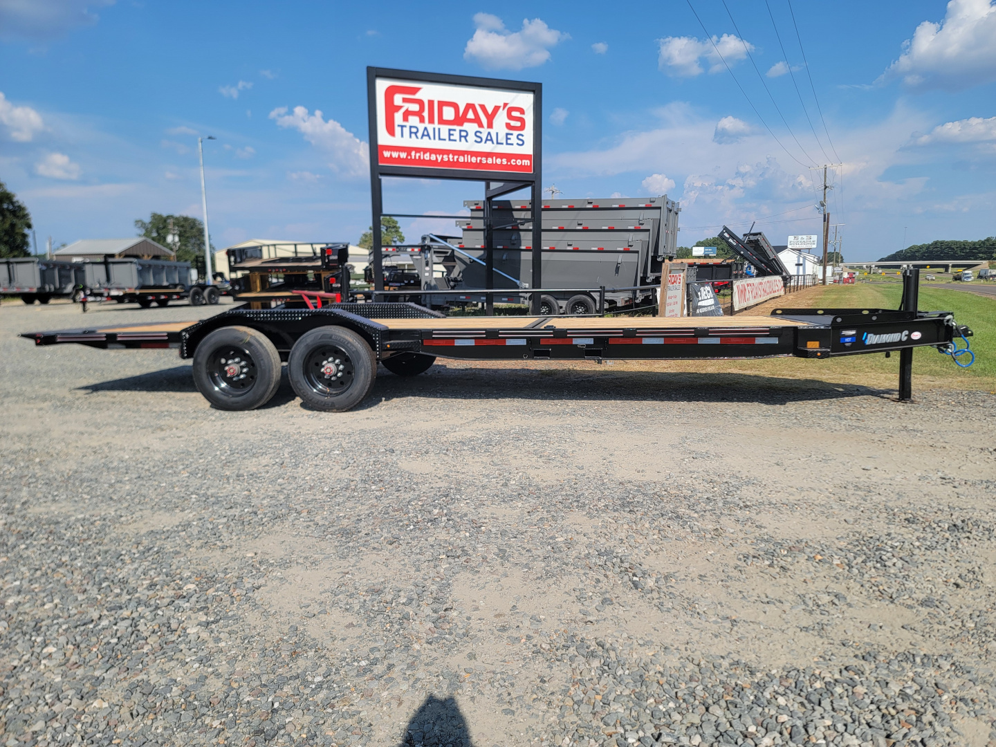 New 2026 Diamond C Trailers HDT210 24' x 82" Tilt Trailer Pacesetter Edition Equipment Trailer