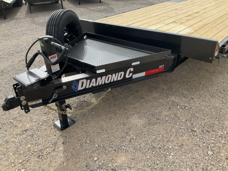 New 2025 Diamond C 102"x24' BP HD Deckover Tilt Trailer - DET207