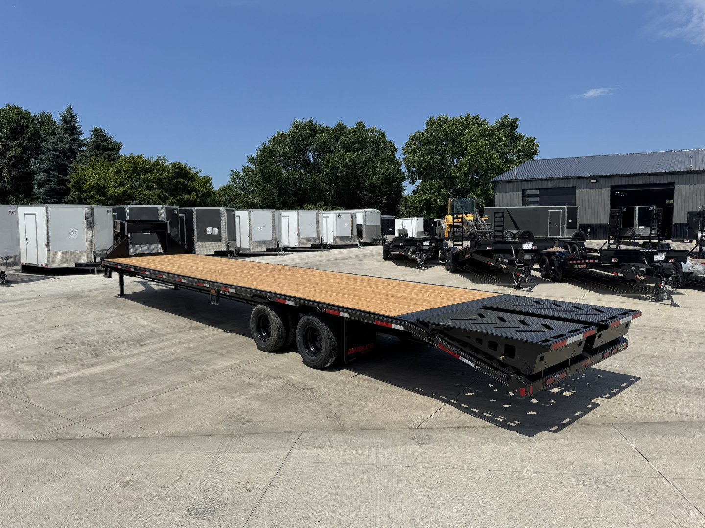 New 2026 Double A 40’ Gooseneck Deckover 35’ plus 5’ x 102” with 2-10K tandem dual axles=25K