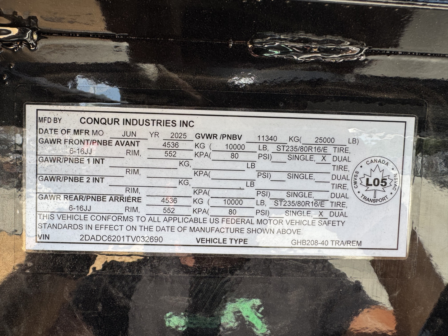 New 2026 Double A 40’ Gooseneck Deckover 35’ plus 5’ x 102” with 2-10K tandem dual axles=25K