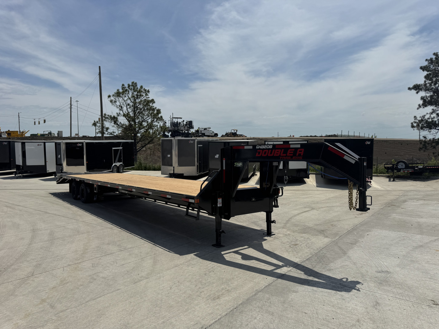 New 2026 Double A 40’ Gooseneck Deckover 35’ plus 5’ x 102” with 2-10K tandem dual axles=25K