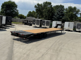 New 2026 Double A 40’ Gooseneck Deckover 35’ plus 5’ x 102” with 2-10K tandem dual axles=25K