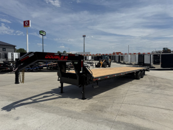 New 2026 Double A 40’ Gooseneck Deckover 35’ plus 5’ x 102” with 2-10K tandem dual axles=25K