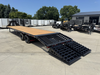 New 2026 Double A 40’ Gooseneck Deckover 35’ plus 5’ x 102” with 2-10K tandem dual axles=25K