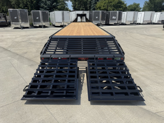 New 2026 Double A 40’ Gooseneck Deckover 35’ plus 5’ x 102” with 2-10K tandem dual axles=25K