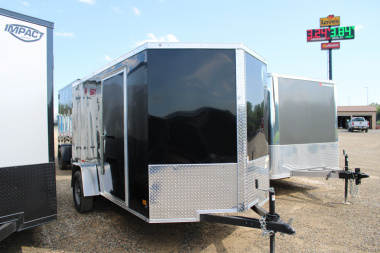 New 2025 Darkhorse Cargo 6X12 DD ENCLOSED TRAILER WITH DOUBLE DOORS 48773 Cargo / Enclosed Trailer