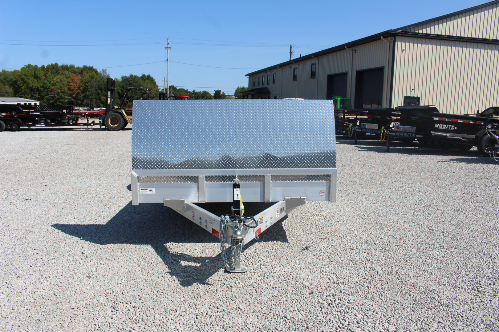 New 2025 H & H Trailer 7' x 20' Heavy Duty Aluminum Car Hauler - Slide In Ramps - 9900# GVW