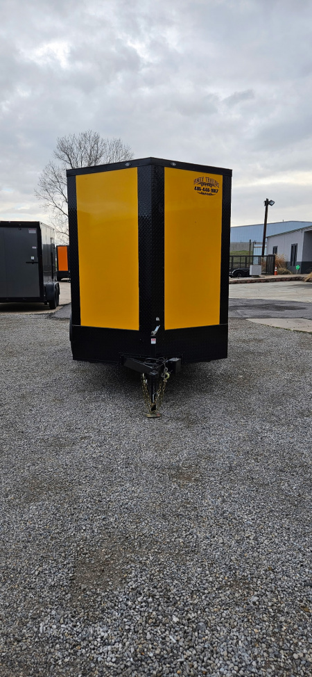 New 2025 FGT 6x12 Tandem Axle Cargo / Enclosed Trailer - BLACKOUT PACKAGE - SCREWLESS EXTERIOR - SPOILER