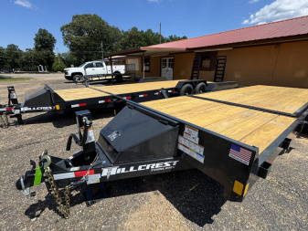 New 2026 Hillcrest Trailers 7x22 (16+6) 16k Tilt Equipment Trailer