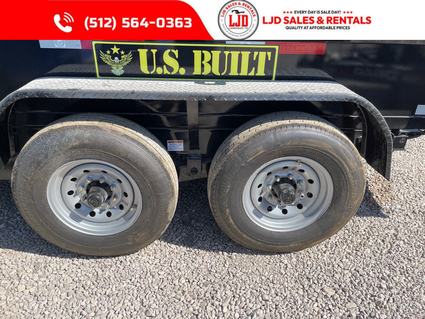 New 2025 US Built - Dump Trailer 14'X2' - Tarp - Ramps - 14K GVWR