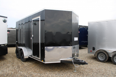 New 2025 Impact Trailers 7X14 ENCLOSED TRAILER WITH 7' INTERIOR HEIGHT AND REAR GATE 48255 Cargo / Enclosed Trailer
