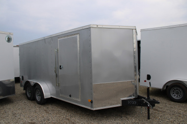 New 2025 Darkhorse Cargo 7X16 ENCLOSED TRAILER WITH REAR GATE 47340 Cargo / Enclosed Trailer