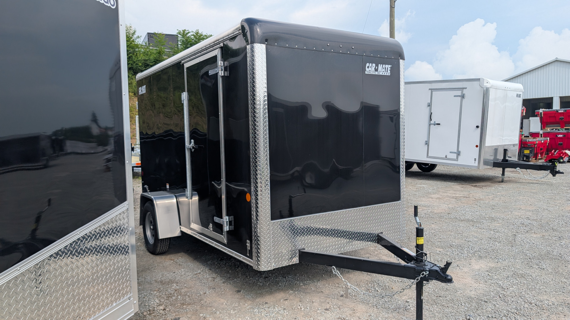 New NEW 2025 Car Mate 6x12 Custom Cargo Trailer w/ Ramp Door