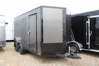 New 2025 Impact Trailers 7X14 ENCLOSED TRAILER WITH 7' INTERIOR HEIGHT AND REAR GATE 48971 Cargo / Enclosed Trailer