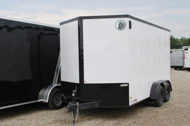 New 2025 Darkhorse Cargo 7X14 ENCLOSED TRAILER WITH 7' INTERIOR HEIGHT AND REAR GATE 48768 Cargo / Enclosed Trailer