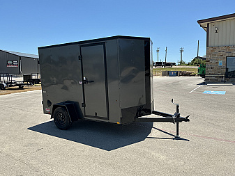 2025 Compass 6'x10' Enclosed Cargo Trailer - Indigo DLX