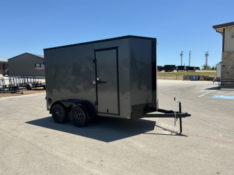 2025 Compass 6'x12' Enclosed Cargo Trailer - Indigo DLX