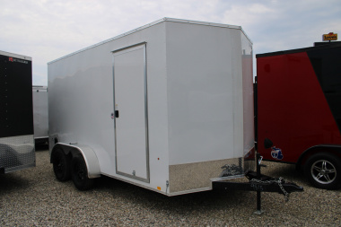 New 2025 Compass 7X14 ENCLOSED TRAILER WITH 7' INTERIOR HEIGHT AND REAR GATE 47308 Cargo / Enclosed Trailer