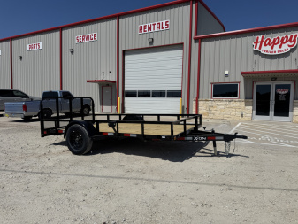 2025 X-On 77"x12' Single Axle Utility Trailer - U2