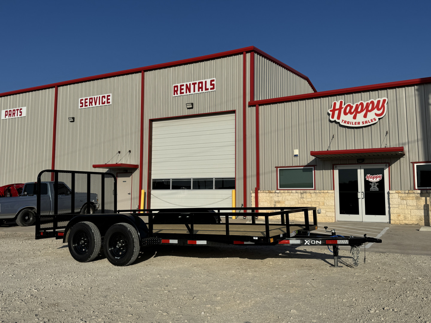 New 2025 X-On 83"x16' Tandem Axle Utility Trailer - U6