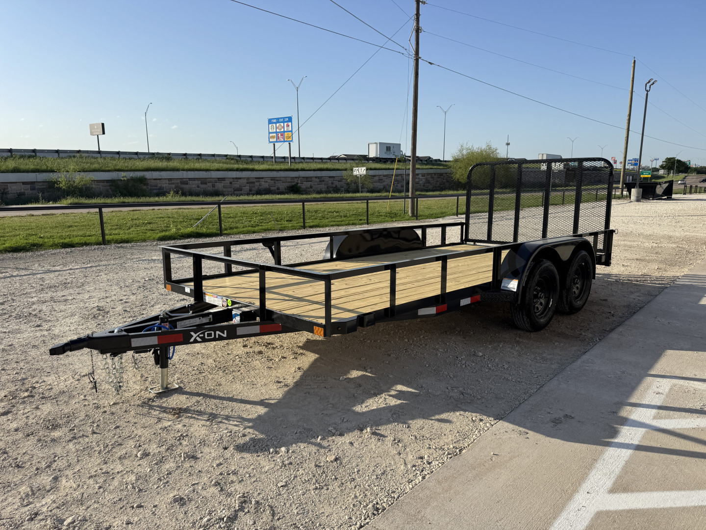 New 2025 X-On 83"x16' Tandem Axle Utility Trailer - U6