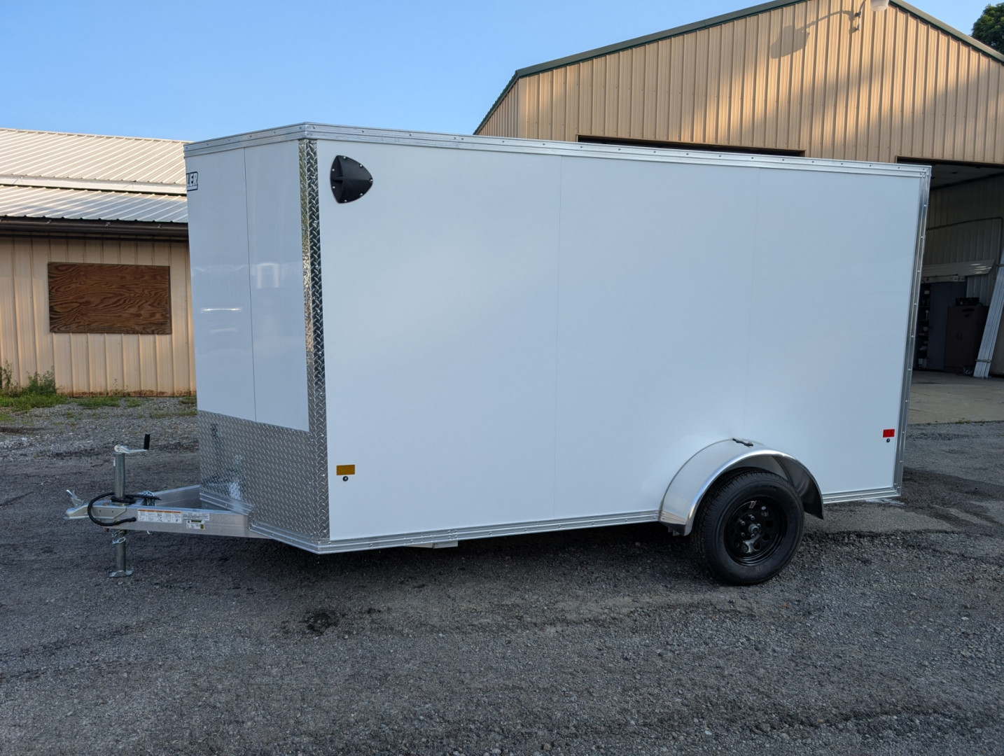New 2026 ALCOM EZ-Hauler 6x12 Single Axle Cargo / Enclosed Trailer