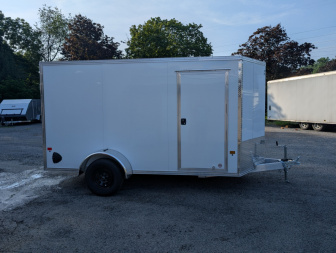 New 2026 ALCOM EZ-Hauler 6x12 Single Axle Cargo / Enclosed Trailer