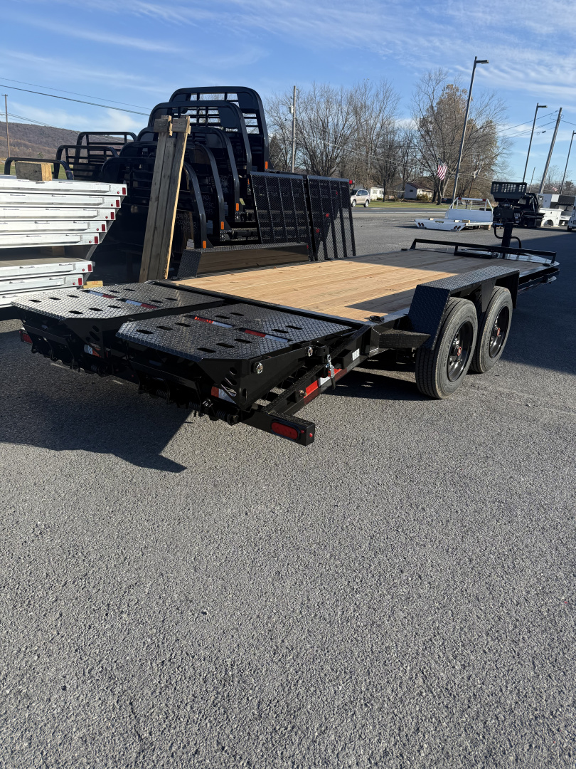 New 2026 BWISE 20' - 16K - Equipment Trailer - Full Width Ramps